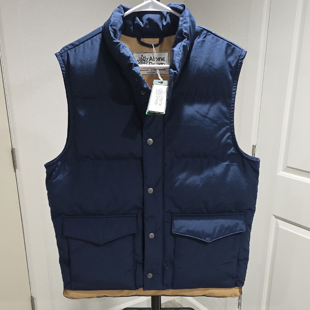 Alpine Dark Blue Men's Quilted Vest